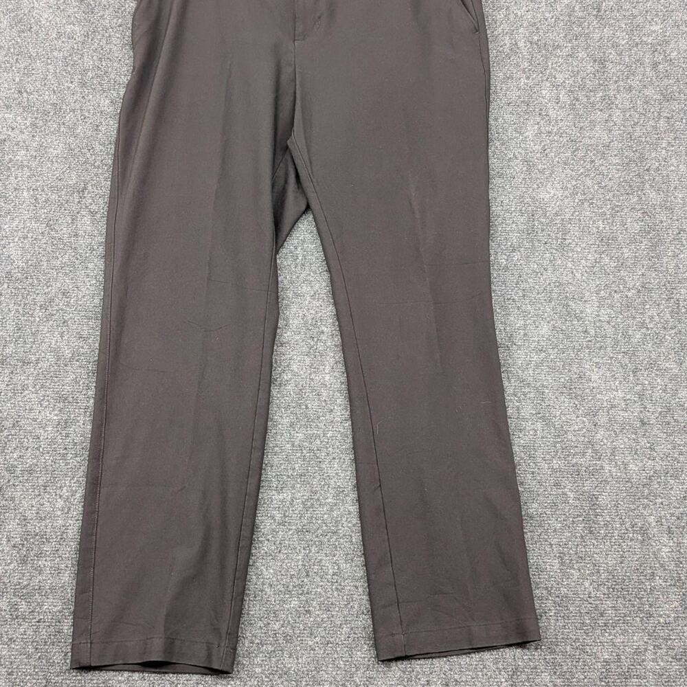 Greg Norman Dress Pants Mens 36x30 Black Workwear Straight leg Office Trousers